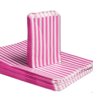 Pink Candy Stripe Bags 10